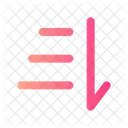 Sort From Top To Bottom Sort Lists Icon