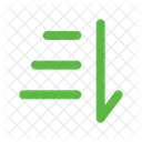 Sort From Top To Bottom  Icon