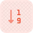 Sort Number Icon