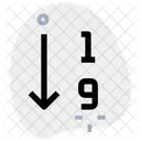 Sort Number Icon