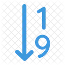 Sort Number Number Count Icon