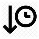 Sort Time Asc Icon
