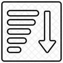 Sortieren Liste Algorithmus Symbol