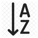 Sortieren Alphabetisch Filtern Symbol