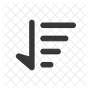 Sorting Down Icon