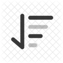 Sorting Down Icon