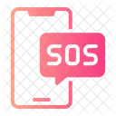 Sos Mobile Phone Communications Icon