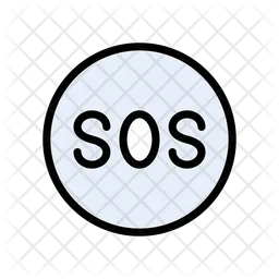 Sos Sign  Icon