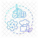 Sostenibilidad Responsabilidad Ambiental Energia Limpia Icono