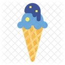 Sosteniendo cono de helado  Icono