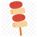 Sotteok Sotteok Sotteok Stick Food Icon