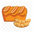 Banana Bread Bakery Icon