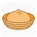 Rattan Basket Bowl Icon