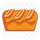 Banana Bread Bakery Icon