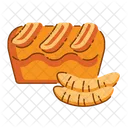 Banana Bread Bakery Icon
