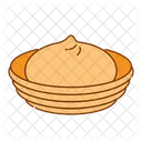 Rattan Basket Bowl Icon