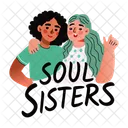 Soul Sisters Friendship Best Friends Icon