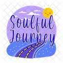 Soulful Journey Travel Road Icon