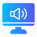 Sound Computer Monitor Icon