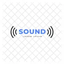 Sound Tag Sound Label Sound Logo Icon
