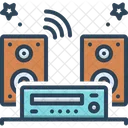 Audios Sound Music System Icon