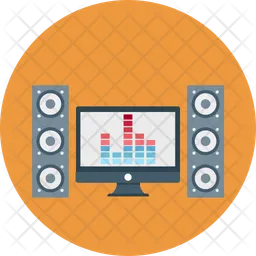 Sound System  Icon