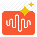 Audio Waveform Icon Icon