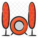 Soundsystem Audioplayer Musikplayer Symbol