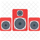 Soundsystem Musiksystem Musiktrommeln Symbol