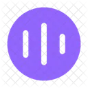 Soundwave Circle  Icon