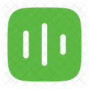 Soundwave Square  Icon