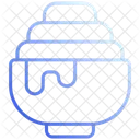 Sour Cream Food Cream Icon
