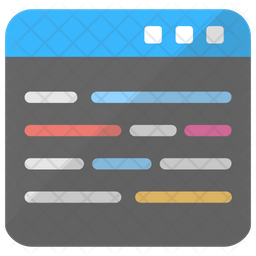 Source Code Icon - Download in Flat Style