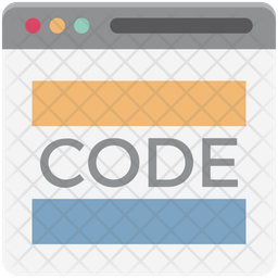 Source Code Icon - Download in Flat Style