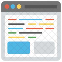 Source Code Icon - Download in Flat Style