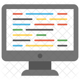 Source Code Icon - Download in Flat Style