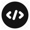 Source Code Circle Source Code Html Icon