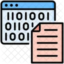 Source Code File Digital Icon