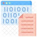 Source Code File Digital Icon