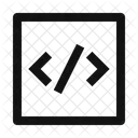 Source Code Square Icon