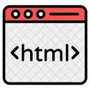 Source Page Source Code Html Icon