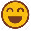 Sourire Heureux Emoji Icône