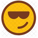 Sourire Heureux Emoji Icône