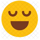 Sourire Heureux Emoji Icône