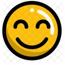 Sourire Heureux Emoji Icône