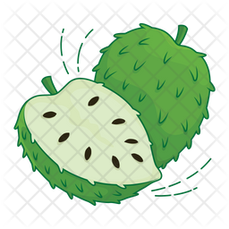 Soursop Icon Download In Flat Style