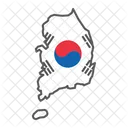 South Korea Country Icon