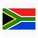 South Afrika Flag Nation Icon