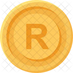 South African Rand Coin  Icon