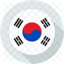 South Korea Country Flag Icon